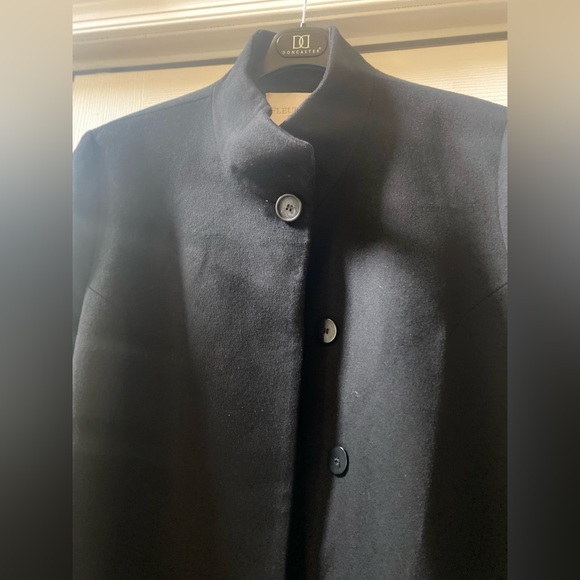 Fleurette Coat 100% Wool Stand collar 5 button Sz18 Like New worn once or twice - Picture 5 of 15